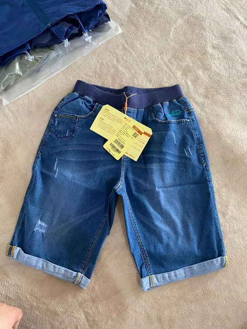 圖 大唐墨林小駱駝牛仔彈力短褲尾貨批發 北京服裝 鞋帽 箱包
